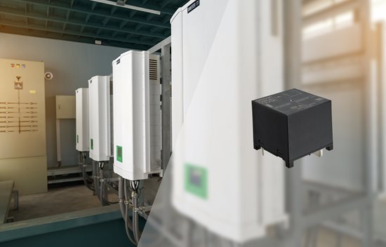 The new OMRON G9KA 800VAC/200A  relay is aimed at power conditioners (PCS) associated with renewable micro power generation, as well as inverters and UPS applications.