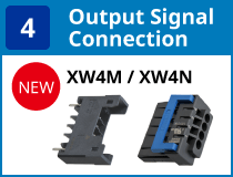 (4) Output Signal Connection:XW4M/XW4N(NEW)