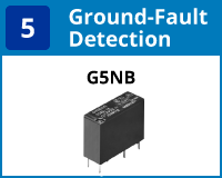 (5) Ground-Fault Detection:G5NB, etc.