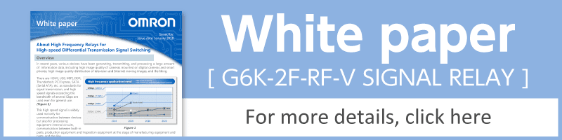 White paper[G6K-2F-RF-V SIGNAL RELAY]For more details,click here