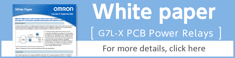 White paper[G7L-X PCB Power Relay]For more details,click here