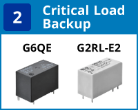 (2) Critical Load Backup:G6QE / G2RL-E2