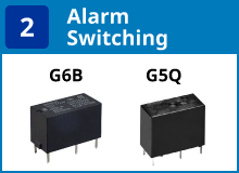 (3) Alarm switching:G6B / G5Q