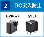 (2) DC突入防止:G2RG-X / G9E