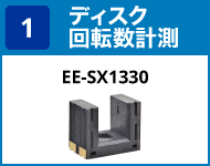 (1) ディスク回転数時計:EE-SX1330