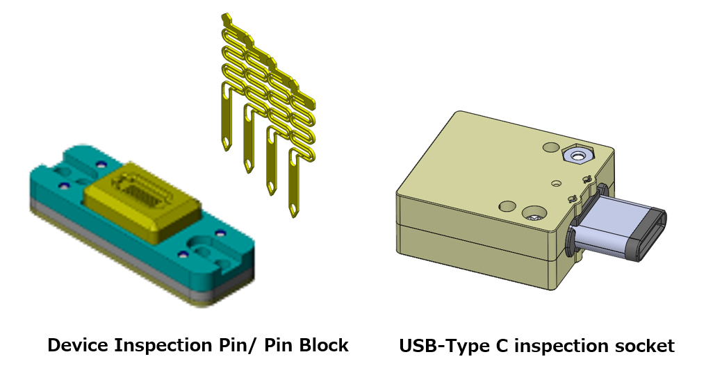 Device Inspection Pin, Pin Block、USB-Type C inspection socket