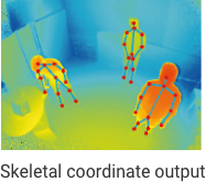 Skeletal coordinate output