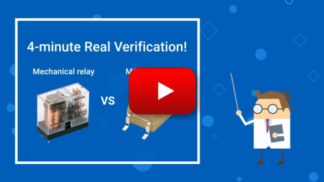 4-min Real Verification! Mechanical relay vs MOS FET relay