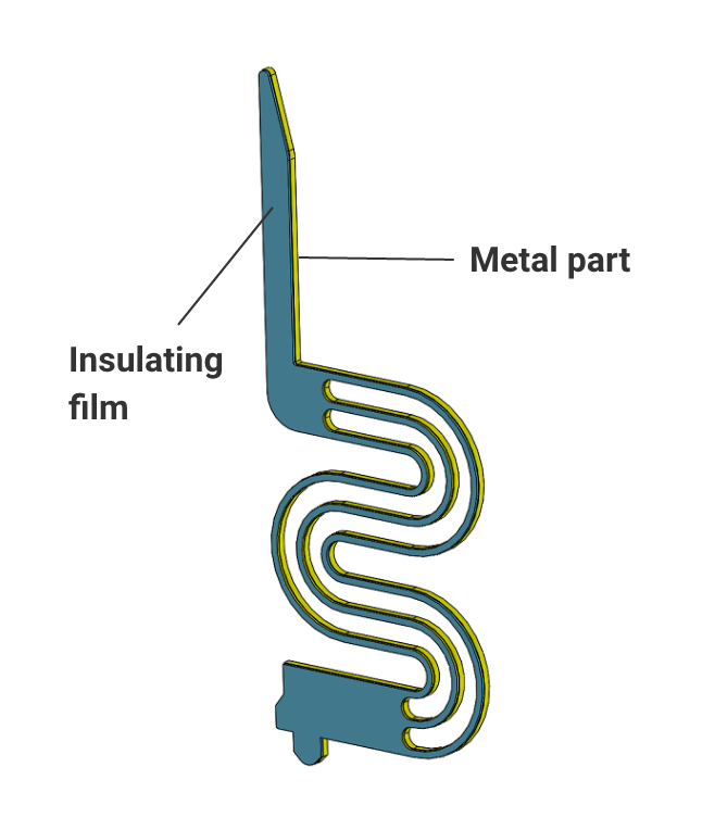 Insulating film / Metal part