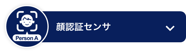 顔認証センサ