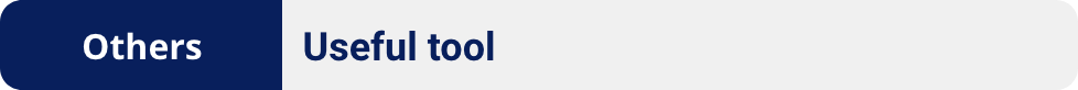 Others:Useful tool
