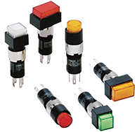 Small Pushbutton Switches/Small Indicator: A3D