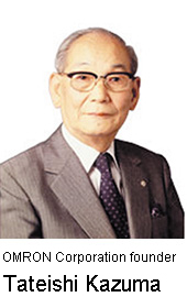 Omron Corporation founder  Kazuma Tateishi 