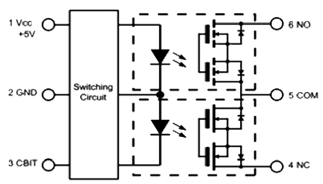 SPDT mos-fet relay module
