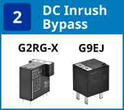 (2) DC Inrush Bypass:G2RG-X / G9E