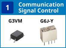 (2) Communication signal control:G3VM / G6-Y