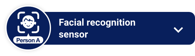 Facial recognition sensor