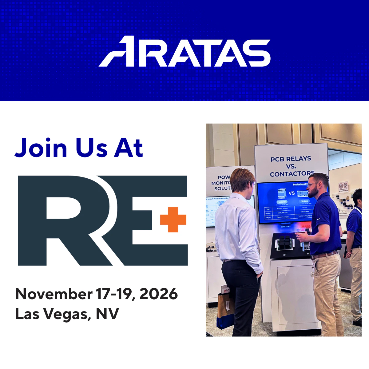ARATAS Join Us At RE+2026 November 17-19, 2026 Las Vegas, NV