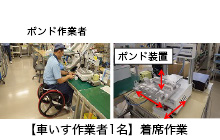 リード線へのボンド塗布作業の簡素化する改善 改善後